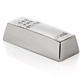 Silver Bar Coin Bank