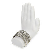 Lexi Silver Beaded Bracelet