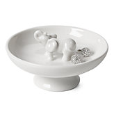 Porcelain Elephant Jewelry Bowl