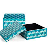 Geo Honeycomb Box - Aquamarine
