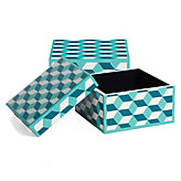 Geo Cube Box - Aquamarine