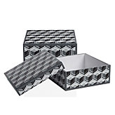 Geo Honeycomb Box - Grey