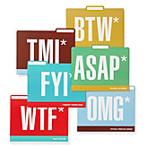 Honest Acronyms Folders - Set of 6