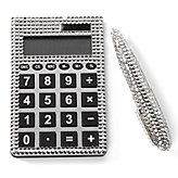 Crystal Pen & Calculator Set