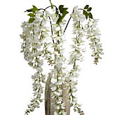 Wisteria Spray - Set of 3 - White