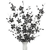 Large Mirror Flower - Set of 3 - Grey