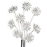 Crystal Flower Stems - Set of 3 - Clear