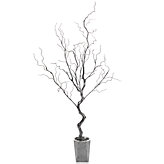 Potted Twig Tree - Silver