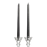 Taper Candles - Set of 2 - Silver
