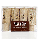 Wine Cork Candle - Set of 4