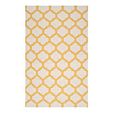 Casablanca Dhurrie Rug - Lemon