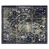 Parisian Boulevard Map - Set of 9