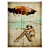 Beach Babe Umbrella