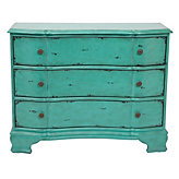 Accent 3 Drawer Chest - Crackle Aquamarine