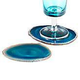 Agate Coaster - Peacock Set of 4