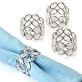 Bling Napkin Rings - Set of 4