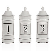 Ceramic Number Canisters