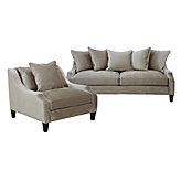 Chic Combo - Brighton Moonbeam Sofa & Chair