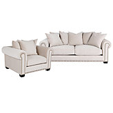 Chic Combo - Linden Sofa & Chair - Buckwheat