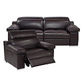 Chic Combo - Sloan Sofa & Chair - Chocolate