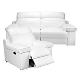 Chic Combo - Sloan Sofa & Chair - White