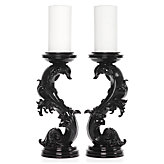 Draper Pillar Holder - Black