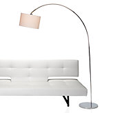 Arched Enzo Floor Lamp in Chrome
