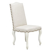 Florette Side Chair - White Painted Legs