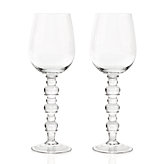 Gibraltar White Wine Glasses - Clear - Set of 4