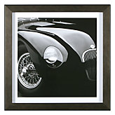 Jaguar C-Type Framed Black and White Photograph