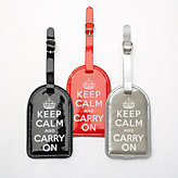 Keep Calm Carry On Luggage Tags