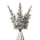 Large Hollyhock - Grey - Set of 3