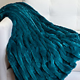 Lazo Throw - Peacock