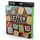 Letter Pressed Cookie Cutters