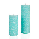 Marble Candles - Aquamarine