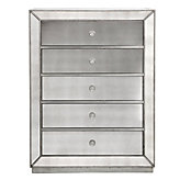 Omni Mirrored 5 Drawer Chest