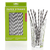 Paper Straws - Grey