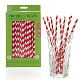 Paper Straws - Red
