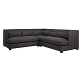 Pierce 3 PC Sectional -  Charcoal