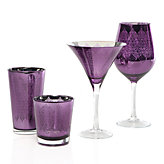 Puccini Glassware - Aubergine Set of 4