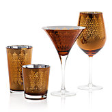 Puccini Glassware - Gold Set of 4