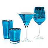 Puccini Glassware - Peacock Set of 4