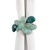 Rocks Napkin Ring - Sea Mist - Set of 4