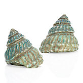 Sea Green Shell Candle
