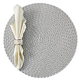 Silver Braided Placemat