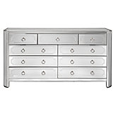 Simplicity Mirrored 9 Drawer Chest