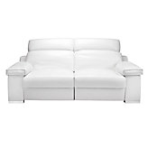 Sloan Electric Reclining Sofa - White