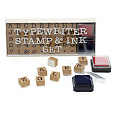Typewriter Stamp & Ink Set