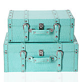 Veneto Suitcases - Aquamarine - Set of 2