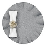 Wave Placemat - Silver Set of 4